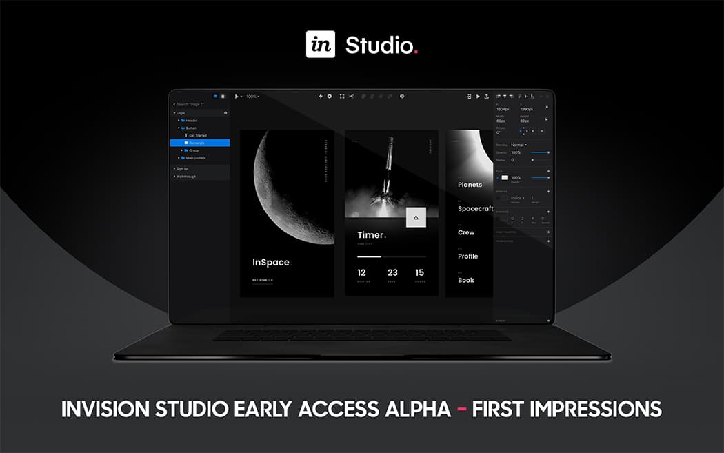 InVision Studio Early Access Alpha – First impressions