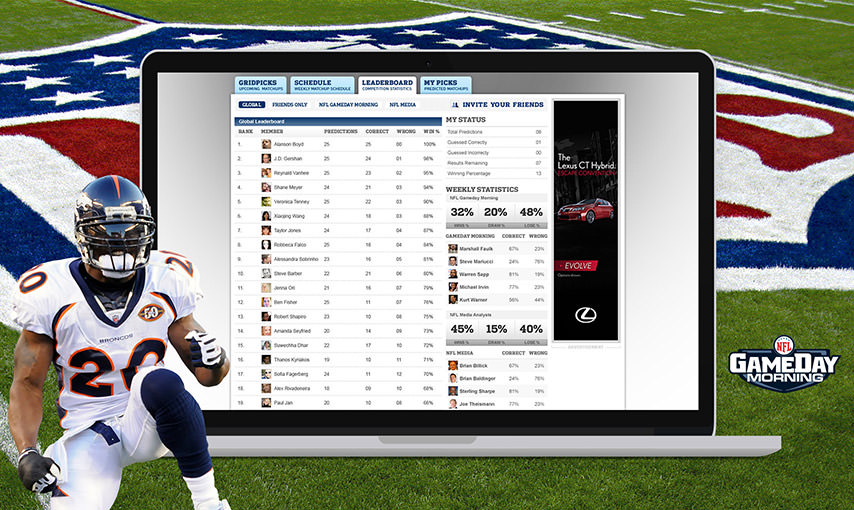 NFL Microsite